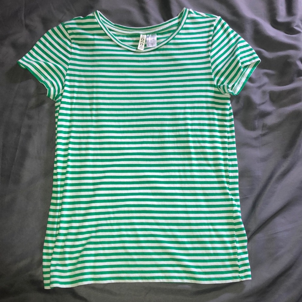 H&M Divided striped top